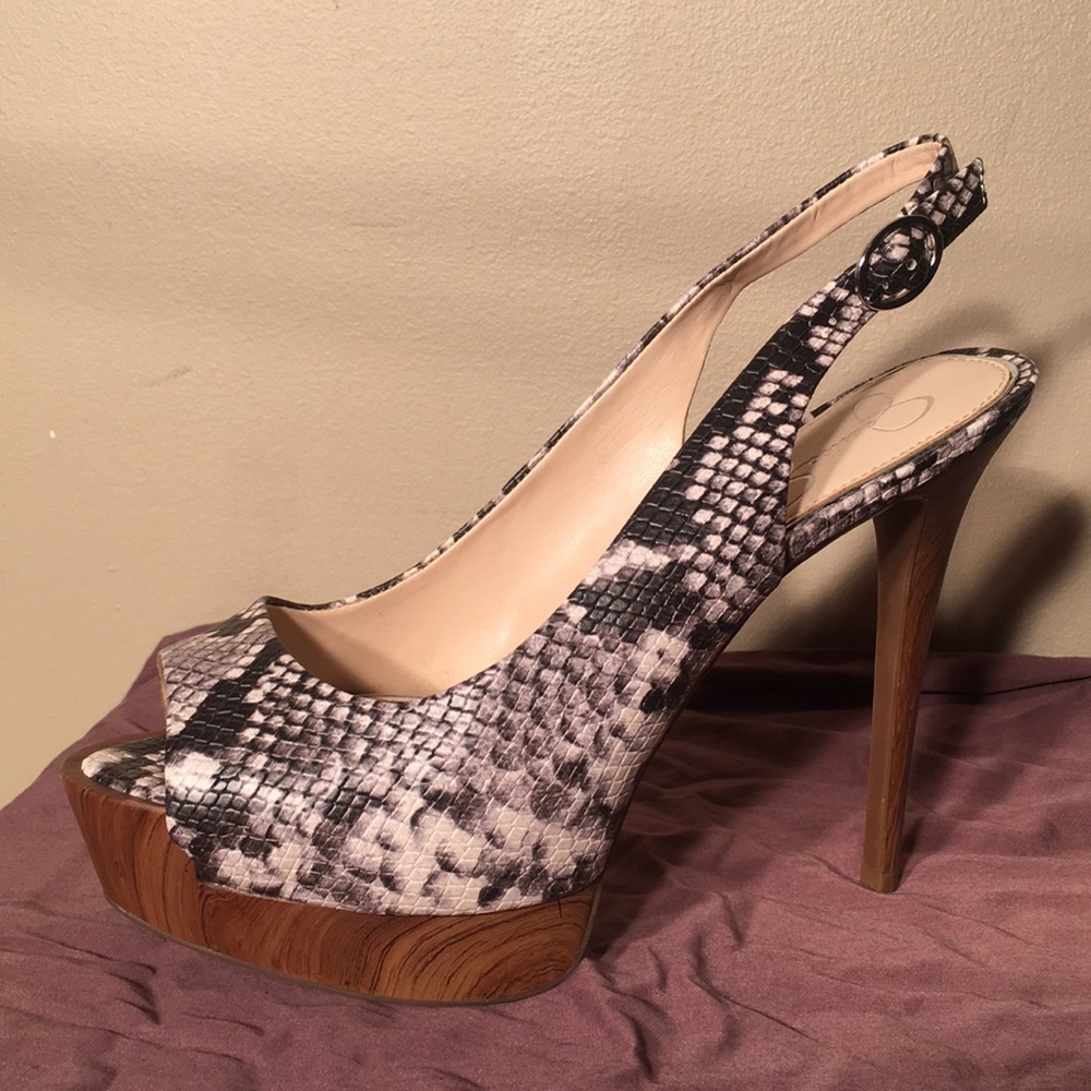 Jessica Simpson open toe heels size 12 - Kane